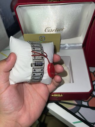 Cartier Moissanite Acero Inoxidable