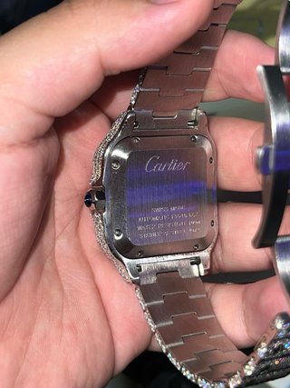 Cartier Moissanite Acero Inoxidable
