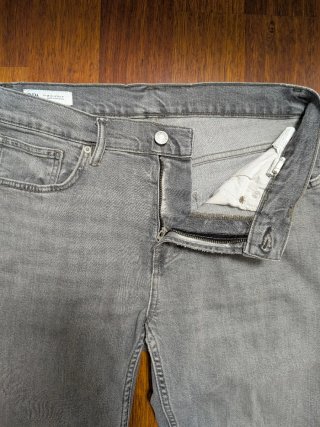 Zara Vaqueros Gris Claro – Jeans Hombre – Slim Fit