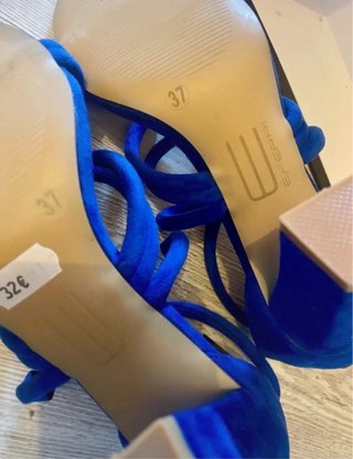 Sandalias Azul Mujer