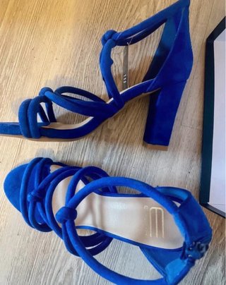Sandalias Azul Mujer