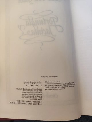 Libro antigüedad fortunata y Jacinta
