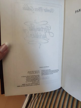 Libro antigüedad fortunata y Jacinta