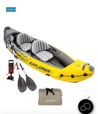 Kayak Hinchable Intex Explorer 2 Plazas
