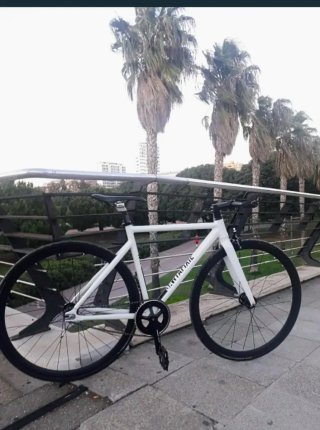 Bicicleta Santa Fixie Blanca