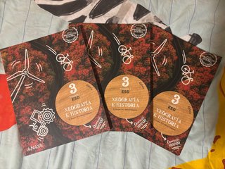 Libros de Xeografía e Historia 3 ESO