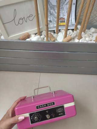 Caja Fuerte SR18 Rosa y Blanca