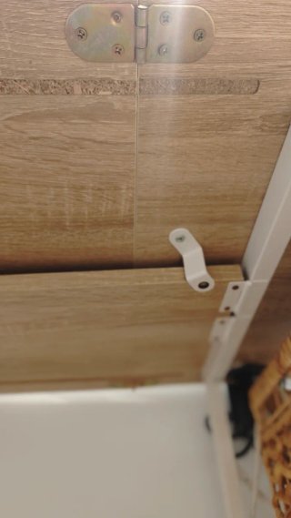 Escritorio plegable madera y metal