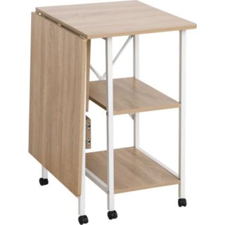 Escritorio plegable madera y metal