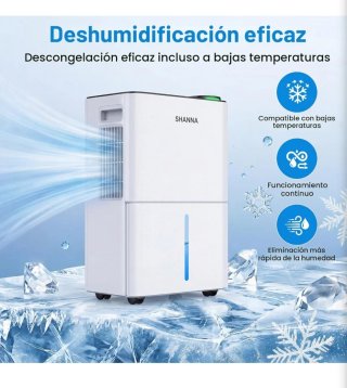 Deshumidificador SHANNA 15L 35dB