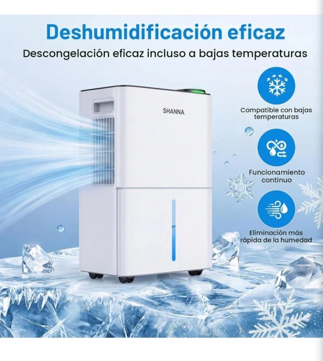 Deshumidificador SHANNA 15L 35dB