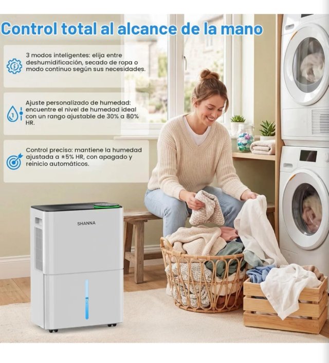 Deshumidificador SHANNA 15L 35dB