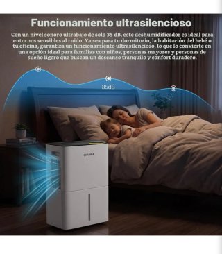 Deshumidificador SHANNA 15L 35dB