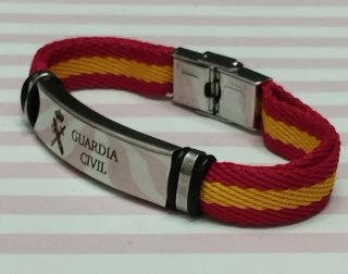 NOVEDAD! PULSERA G. CIVIL ESPAÑA EN ACERO