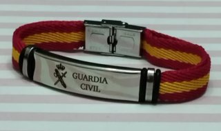 NOVEDAD! PULSERA G. CIVIL ESPAÑA EN ACERO