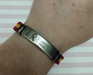 NOVEDAD! PULSERA G. CIVIL ESPAÑA EN ACERO