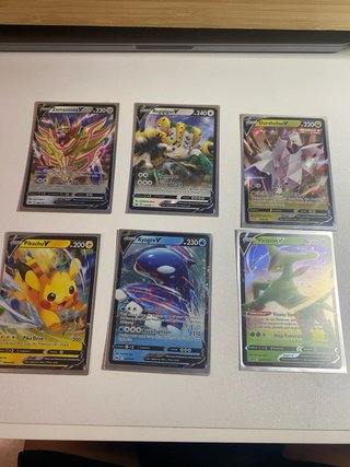 Lote de 6 cartas Pokémon V