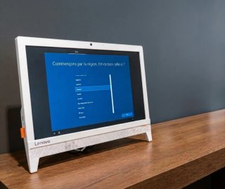 PC Lenovo IdeaCentre AIO 310-20ASR 19,5" Blanco