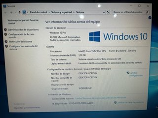 Portátil Intel Core 2 Duo W10 Office