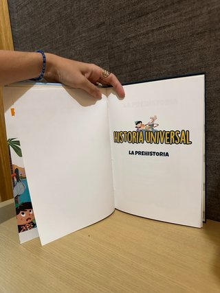 Libro Historia Universal infantil - La Prehistoria