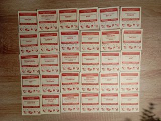 Lote 30 cromos Liga Este 89-90 sin pegar