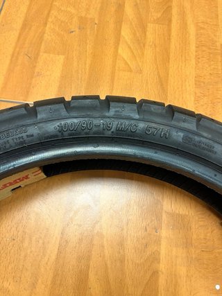 Neumático Moto Delantero MRF 100/90-19 57H
