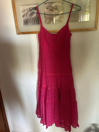 Vestido Verano Rosa Largo