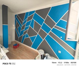 Servicios de pintura decorativa.