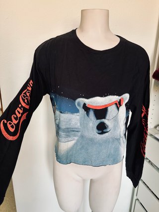 Camiseta Coca Cola manga larga oso polar S