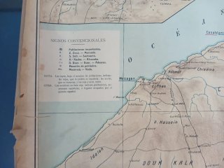 Mapa Antiguo Imperio Marruecos Gamoneda 135x94