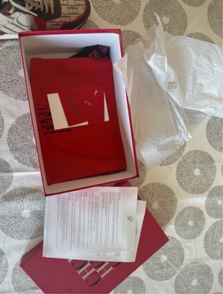 Deportivas Carolina Herrera Lona Santorini.
