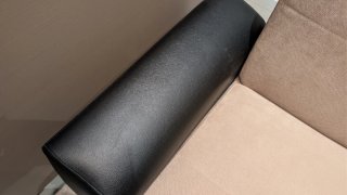 Sofá Cama Beige y Negro