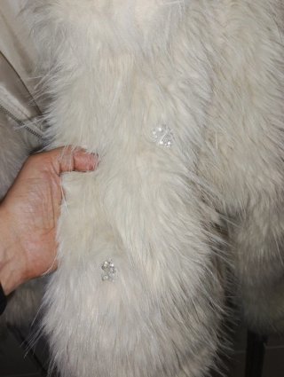 Chaqueta de piel sintética