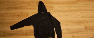 Sudadera Adidas Negra Niño. Talla 12 años