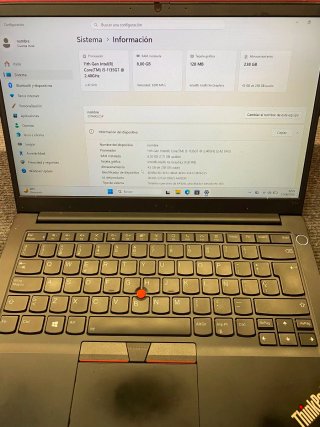 Lenovo ThinkPad E14 Negro/Gris