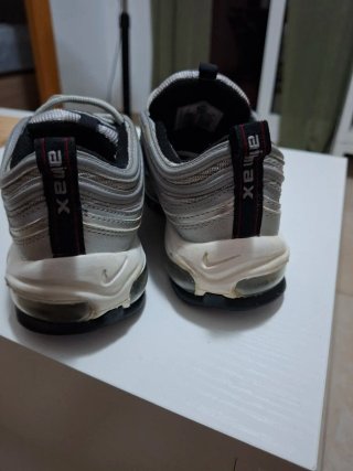 Zapatillas Nike Air Max 97 Original, Plata y rojo