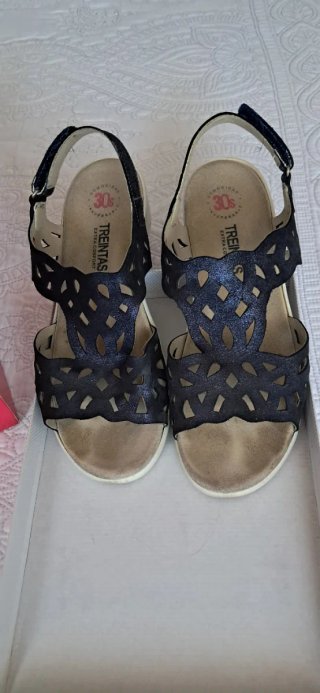 Sandalias Trentas mujer azul marino
