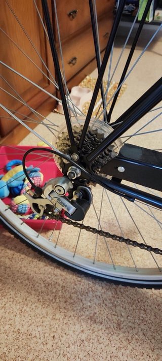 Bicicleta Clásica Madera y Cuero Marca Peugot