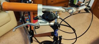 Bicicleta Clásica Madera y Cuero Marca Peugot