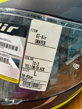 Casco Shoei GT-Air Swayver TC-3 L