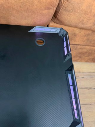 Mesa Gamer Negra con Luces LED