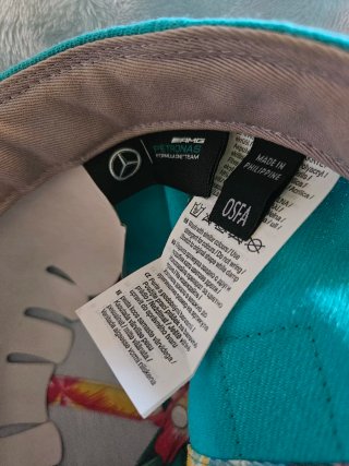 Gorra Mercedes-Benz Azul Turquesa