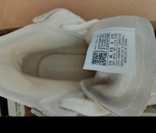Converse mujer beige/blanco