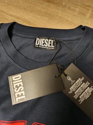 Camiseta Diesel azul marino Logo 1978