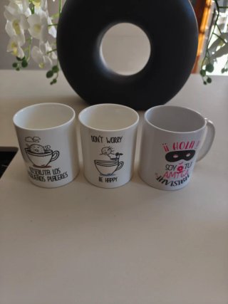 Lote 3 Tazas Desayuno