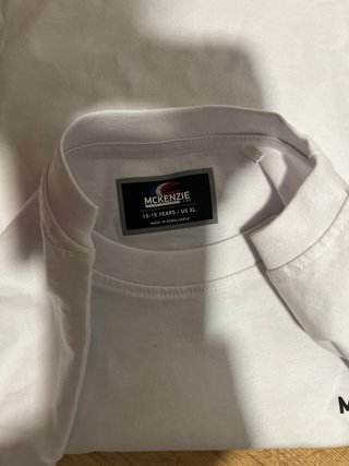 Camiseta McKenzie Blanca Graphic Talla S