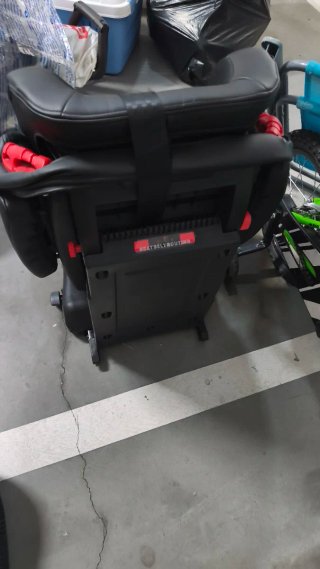 Silla de coche negra