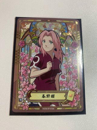 Carta coleccionable Naruto muy exclusivas