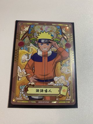 Carta coleccionable Naruto muy exclusivas