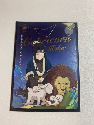 Carta coleccionable Naruto muy exclusivas